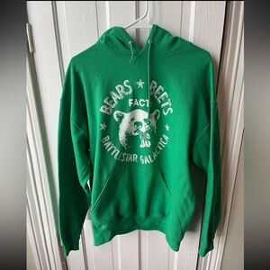 The Office themed Green Graphic Hoodie size L